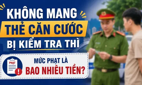 Không mang thẻ căn cước khi bị kiểm tra có thể bị phạt đến 1 triệu đồng: Người dân cần nắm rõ