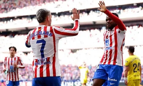 Atletico hạ Girona, Griezmann chia tay ngọt ngào