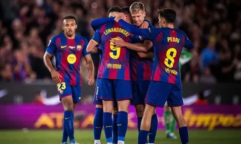 Chấm điểm Barcelona: Raphinha sáng chói nhất; Lewandowski chia tay Camp Nou