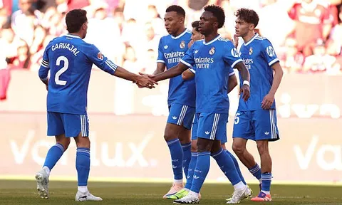 Chấm điểm Real Madrid: Mbappe dọn cỗ; Vinicius chốt hạ