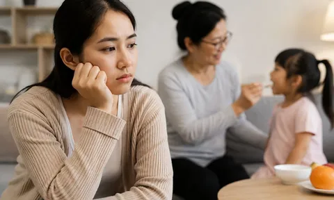 Để mẹ chồng chăm con, một ngày tôi giật mình con như không phải con mình nữa