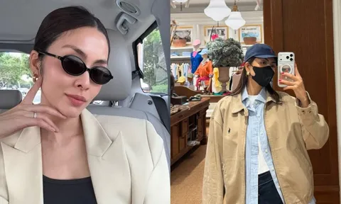 Tăng Thanh Hà trẻ trung nhờ 4 công thức phối đồ thanh lịch mà không bị “cưa sừng”