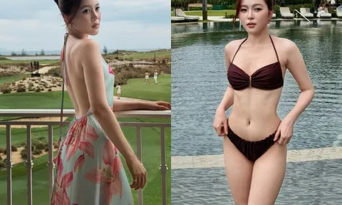 Hoa hậu Việt diện bikini khoe dáng nuột nà hút nghìn like, cả Lương Thuỳ Linh và Ý Nhi đều hết lời khen ngợi