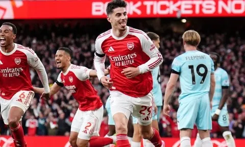 Havertz sắm vai người hùng, Arsenal tạo khoảng cách 5 điểm với Man City