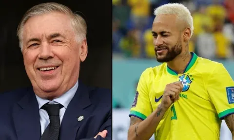 HLV Ancelotti gọi Neymar trở lại tuyển Brazil dự World Cup 2026