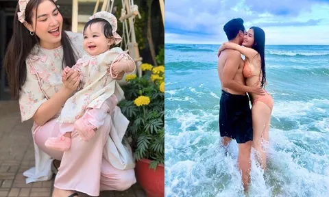 Mỹ nhân An Giang mang thai sau khi "phim giả tình thật" với bạn diễn, U45 đẹp mơn mởn bên chồng trẻ và con gái búp bê