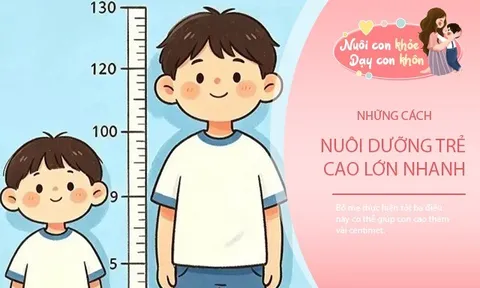 Không chỉ cao thêm khoảng 8cm, trẻ còn thay đổi ngoại hình nhờ thói quen này