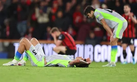 3 lý do khiến Man City bị Bournemouth cầm chân tại Vitality