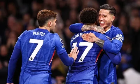 Chấm điểm Chelsea: Enzo Fernandez hay nhất; Andrey Santos ghi dấu ấn
