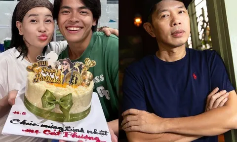 Con trai duy nhất của Cát Phượng trưởng thành càng giống "bản sao" Thái Hòa, là bạn đầu tư kinh doanh cùng bố