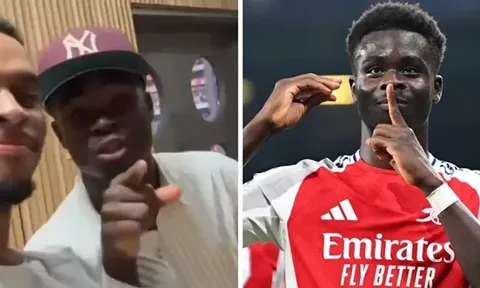 Saka bị mỉa mai "kiêu ngạo" sau khi Arsenal đăng quang