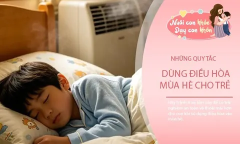 90% bố mẹ bật điều hòa nhiệt độ này cho trẻ mùa nóng, nhưng BS nói sai rồi!