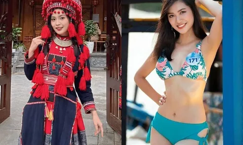 Hot girl THPT người Tày cao 1m72 từng giành HSG quốc gia, 27 tuổi đẹp nõn nà sau sinh con với chồng đại gia
