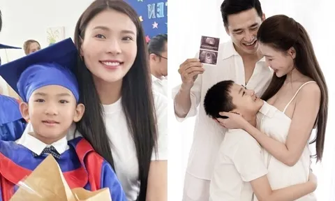 Con trai quốc tịch Mỹ của Lương Thế Thành đạt điểm tối đa tiếng Anh ở trường quốc tế, Thúy Diễm tự nhận "đẻ thuê"