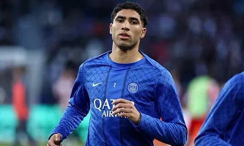 Hakimi báo tin vui cho PSG trước trận chung kết với Arsenal