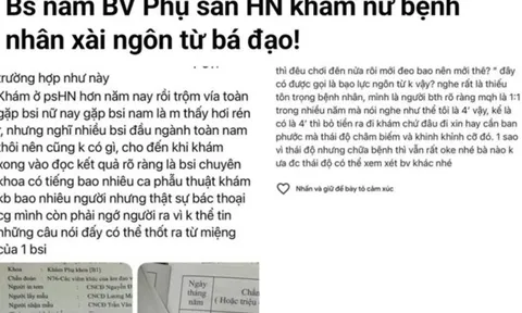 BV Phụ sản Hà Nội phản hồi vụ bác sĩ bị “tố” thiếu tôn trọng bệnh nhân nữ