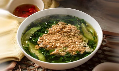 Cách nấu canh riêu cua mồng tơi ngon