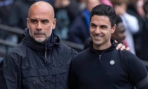 Arteta tiết lộ tin nhắn của Pep sau khi Arsenal vô địch