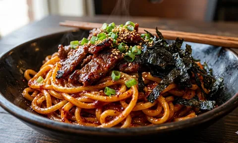 Cách làm mì trộn sốt cay Hàn Quốc ngon “ăn là ghiền”, ai mê đồ cay nhất định phải thử