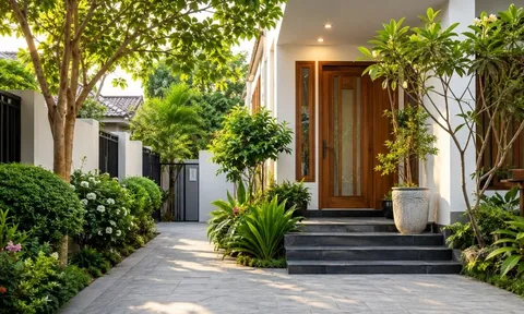Trồng cây trước nhà cần tránh 5 điều này kẻo Thần Tài bỏ đi