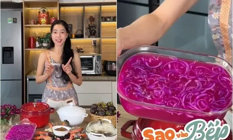 Bữa cơm "tím lịm tìm sim" của "Bà trùm quyền lực" làm Hà Kiều Anh và nhiều người thốt lên vì độc đáo