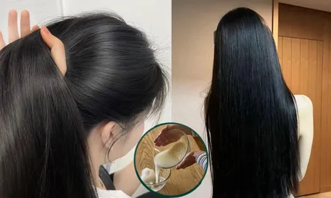 Cách gội đầu bằng nước vo gạo giúp tóc mọc nhanh, lâu bết, ít rụng