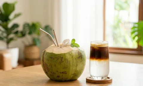 Điều gì xảy ra với cơ thể nếu thường xuyên uống cà phê nước dừa?