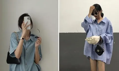 Nắng nóng oi bức, đây là kiểu áo mặc cùng quần ống rộng giúp chị em vừa mát vừa thanh lịch