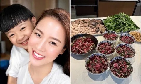 Nữ ca sĩ sống trong biệt thự hàng chục tỷ khoe món "tiết canh" bổ dưỡng, chị em ăn vào thanh mát đẹp da