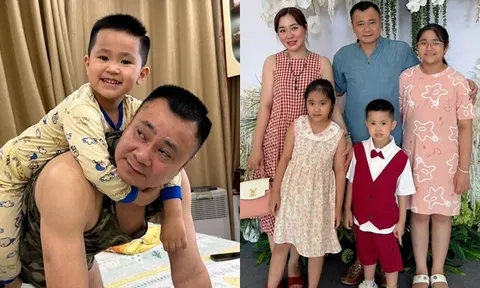 Con út của NSND Tự Long vừa nhìn đã rõ là "bản sao" của bố, có năng khiếu chuẩn "con nhà nòi"
