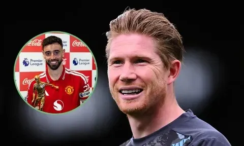 De Bruyne từng ấm ức vụ mất kiến tạo trước khi Bruno phá kỷ lục