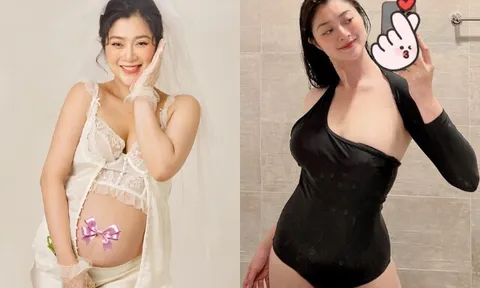 Mỹ nhân phim Việt giờ vàng mang thai sau 5 lần làm IVF, đẻ xong đẹp mặn mà, được chồng soái ca Nghệ An cưng như trứng