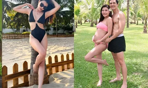 Mỹ nhân VTV mang thai sau khi "phim giả tình thật" với bạn diễn, bầu lần 1 sang Mỹ sinh con, bầu lần 2 dưỡng thai ở biệt thự 200m2