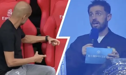 Bernardo Silva khiến Pep Guardiola ôm mặt cười trừ ngày chia tay