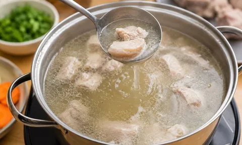 Có nên tận dụng nước luộc thịt để nấu canh? Nhà bạn dùng hay bỏ đi?