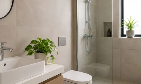 Vì sao nên có 1-2 chậu cây xanh trnog nhà tắm nhà vệ sinh, công dụng bất ngờ