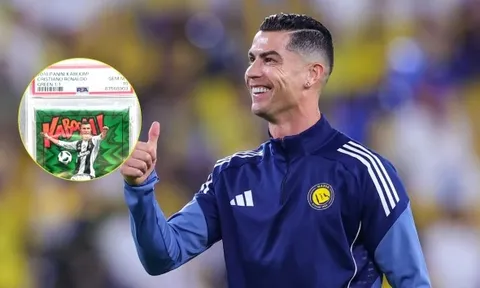 Thẻ độc bản của Ronaldo được bán với giá kỷ lục 34 tỷ đồng