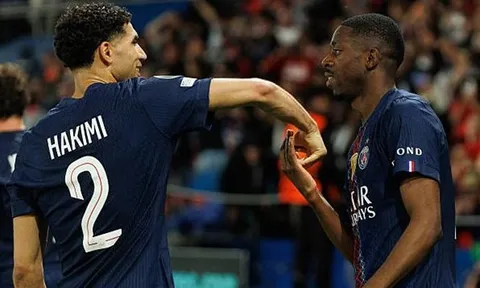 Dembele và Hakimi trở lại trước trận chung kết với Arsenal