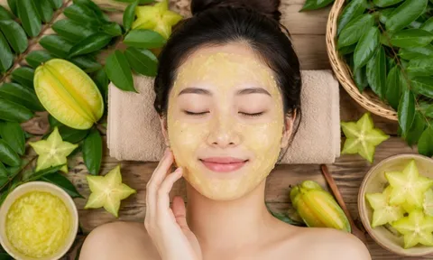 Cách dùng lá khế, quả khế giúp hỗ trợ làm trắng da, giảm thâm nám, trị mụn và rôm sảy