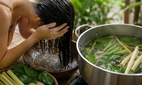 Cách gội đầu bằng sả giúp tóc mềm mượt, hỗ trợ giảm gãy rụng đang được nhiều người áp dụng