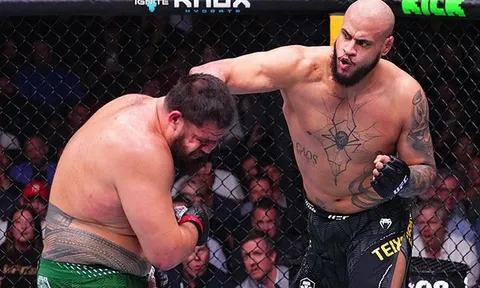 Võ sĩ hạng nặng UFC Tallison Teixeira tiết lộ trải nghiệm hú vía khi đấu tập cùng Alex Pereira