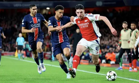 3 trận thua chung kết rèn giũa bản lĩnh thép cho Declan Rice