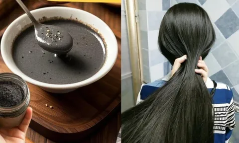 Cách ăn mè đen giúp tóc đen bóng, không một sợi bạc, U50 vẫn óng ả xanh đen