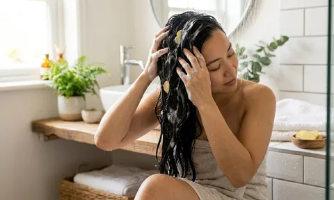 Cho vài lát gừng vào dầu gội: Mẹo giúp tóc bớt rụng, da đầu sạch nhờn