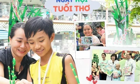 Tết Thiếu nhi sớm ở TP.HCM: Những nụ cười hạnh phúc của bệnh nhi sau ngày dài "làm bạn" với mũi kim tiêm