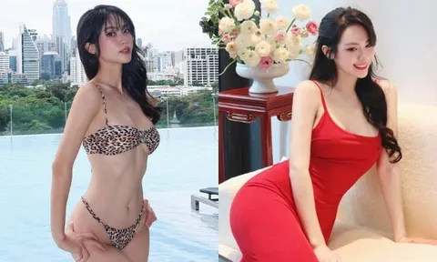 Mỹ nhân Điện Biên cao 1m74 diện bikini khoe đường cong chữ S đẹp hút hồn, chưa thành Á hậu đã kiếm 200 triệu/tháng