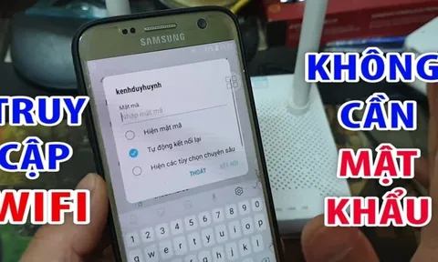 Trên điện thoại có 1 chế độ ẩn: Bật lên dùng wi- fi miễn phí, không cần hỏi mật khẩu