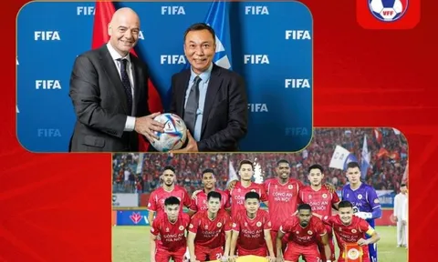 Chủ tịch FIFA gửi thư tán dương chức vô địch V-League của CAHN