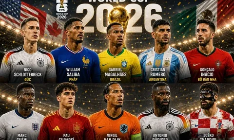 Top 10 trung vệ đáng xem nhất World Cup 2026