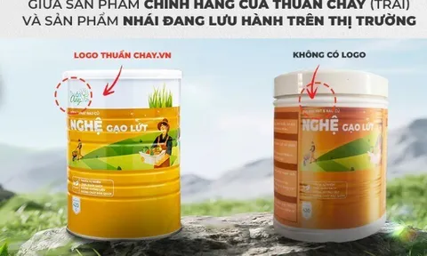 Thuần Chay cảnh báo hàng nhái “Bột Nghệ Gạo Lứt”: Người tiêu dùng cần kiểm tra logo và mã QR trước khi mua